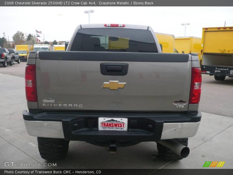 Graystone Metallic / Ebony Black 2008 Chevrolet Silverado 2500HD LTZ Crew Cab 4x4