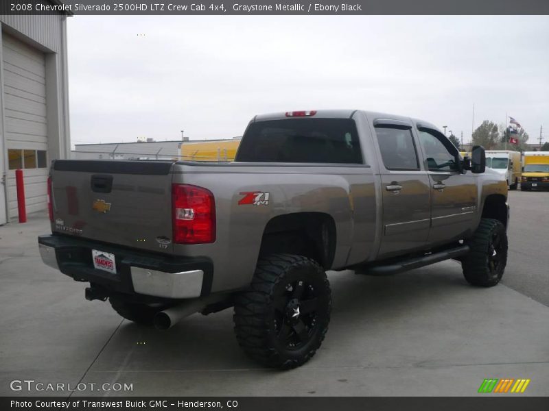 Graystone Metallic / Ebony Black 2008 Chevrolet Silverado 2500HD LTZ Crew Cab 4x4