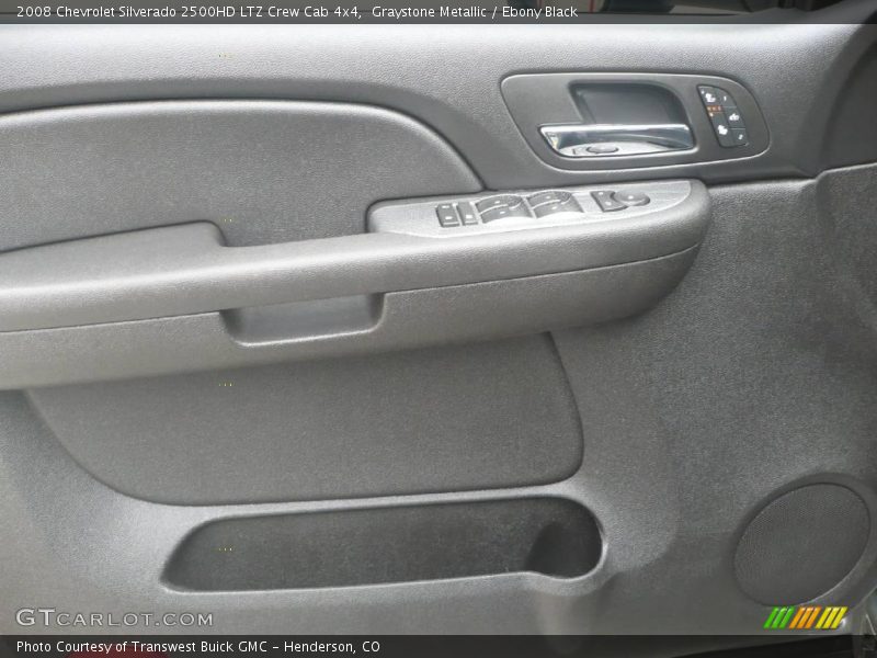 Graystone Metallic / Ebony Black 2008 Chevrolet Silverado 2500HD LTZ Crew Cab 4x4