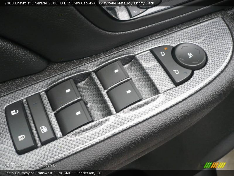 Graystone Metallic / Ebony Black 2008 Chevrolet Silverado 2500HD LTZ Crew Cab 4x4