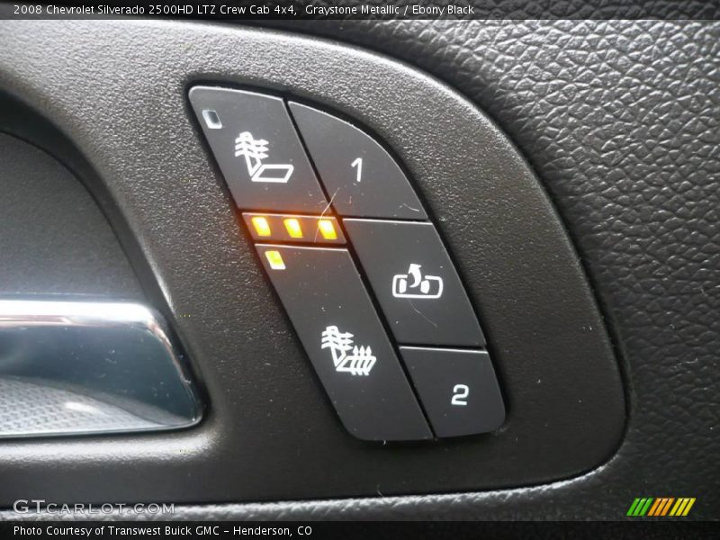Graystone Metallic / Ebony Black 2008 Chevrolet Silverado 2500HD LTZ Crew Cab 4x4
