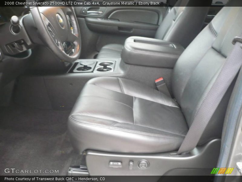 Graystone Metallic / Ebony Black 2008 Chevrolet Silverado 2500HD LTZ Crew Cab 4x4