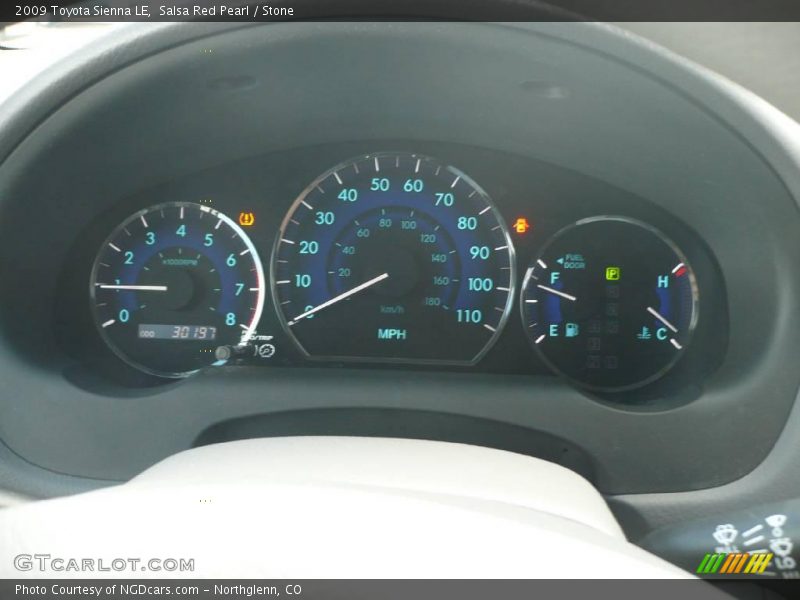Salsa Red Pearl / Stone 2009 Toyota Sienna LE