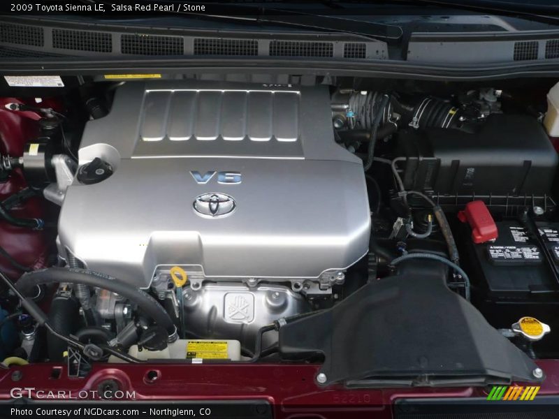 Salsa Red Pearl / Stone 2009 Toyota Sienna LE