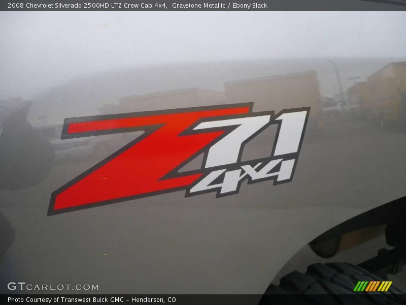 Graystone Metallic / Ebony Black 2008 Chevrolet Silverado 2500HD LTZ Crew Cab 4x4