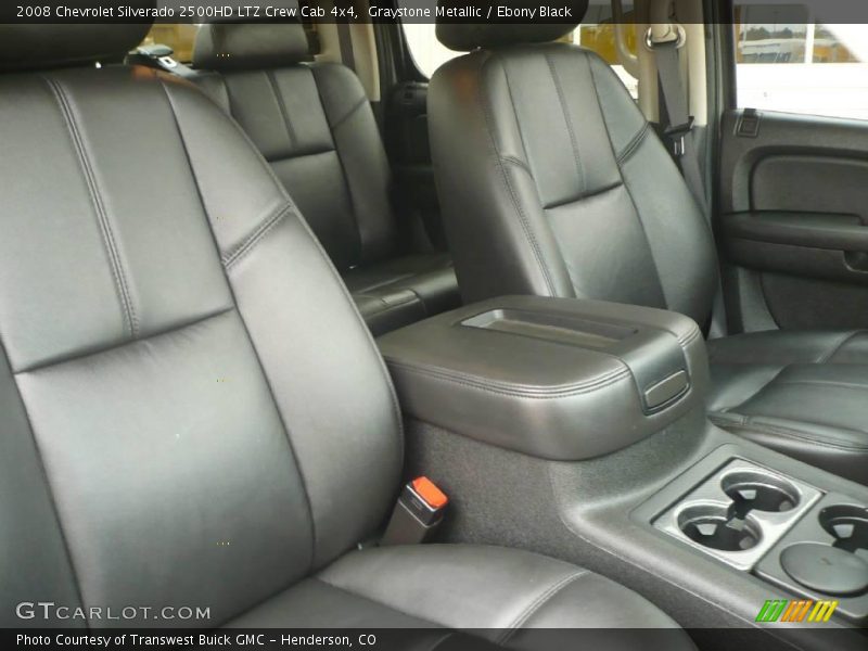 Graystone Metallic / Ebony Black 2008 Chevrolet Silverado 2500HD LTZ Crew Cab 4x4