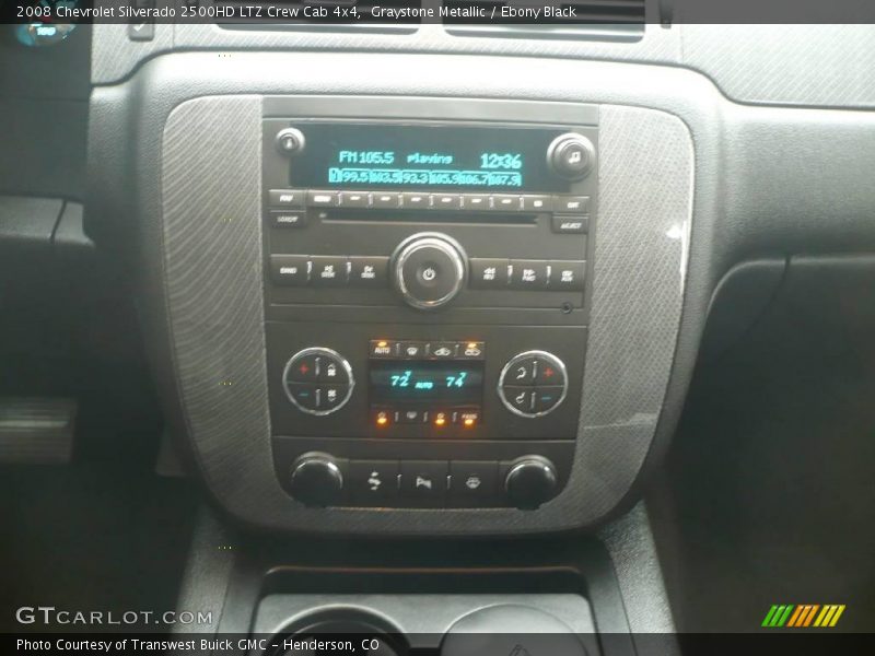 Graystone Metallic / Ebony Black 2008 Chevrolet Silverado 2500HD LTZ Crew Cab 4x4