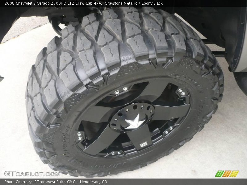Graystone Metallic / Ebony Black 2008 Chevrolet Silverado 2500HD LTZ Crew Cab 4x4