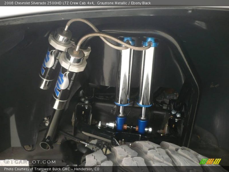 Graystone Metallic / Ebony Black 2008 Chevrolet Silverado 2500HD LTZ Crew Cab 4x4