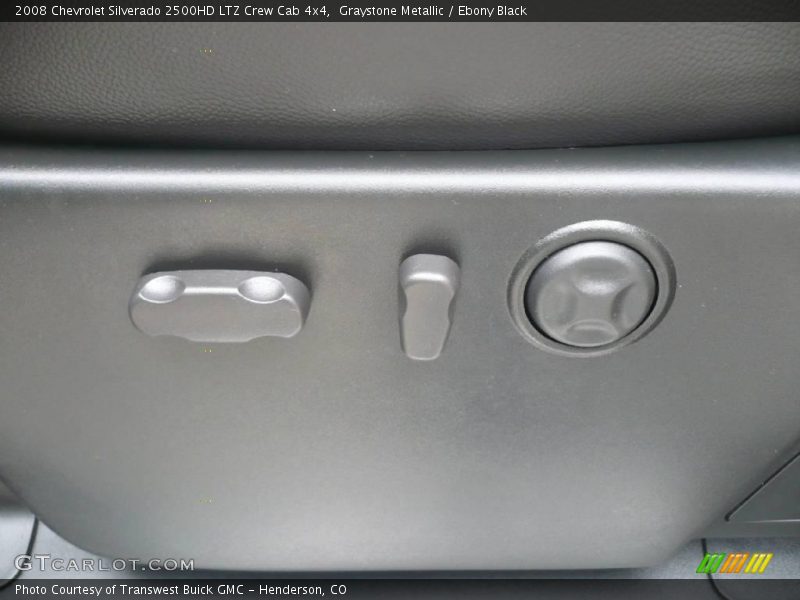 Graystone Metallic / Ebony Black 2008 Chevrolet Silverado 2500HD LTZ Crew Cab 4x4