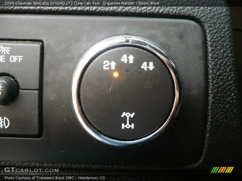 Graystone Metallic / Ebony Black 2008 Chevrolet Silverado 2500HD LTZ Crew Cab 4x4