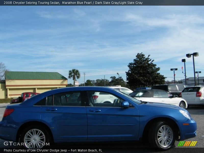 Marathon Blue Pearl / Dark Slate Gray/Light Slate Gray 2008 Chrysler Sebring Touring Sedan