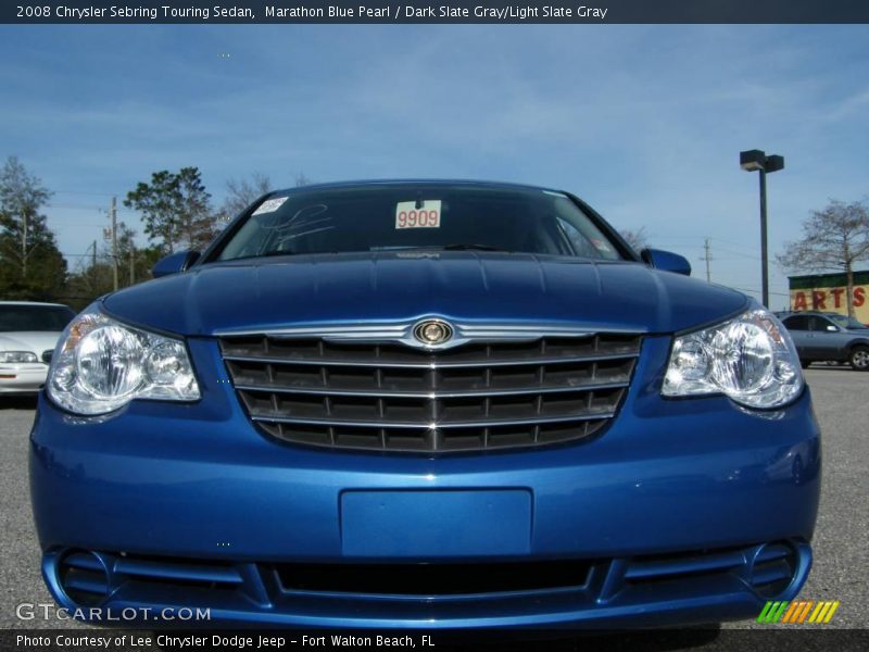 Marathon Blue Pearl / Dark Slate Gray/Light Slate Gray 2008 Chrysler Sebring Touring Sedan