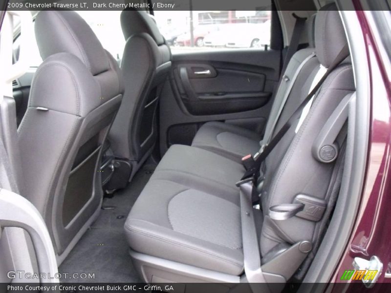 Dark Cherry Metallic / Ebony 2009 Chevrolet Traverse LT