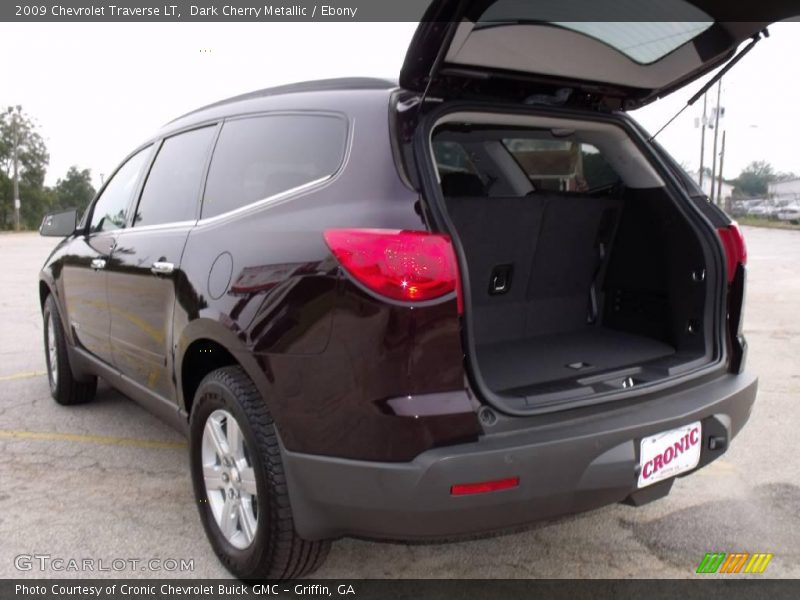 Dark Cherry Metallic / Ebony 2009 Chevrolet Traverse LT