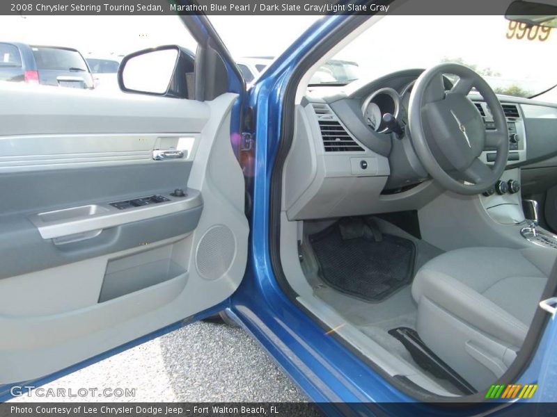Marathon Blue Pearl / Dark Slate Gray/Light Slate Gray 2008 Chrysler Sebring Touring Sedan