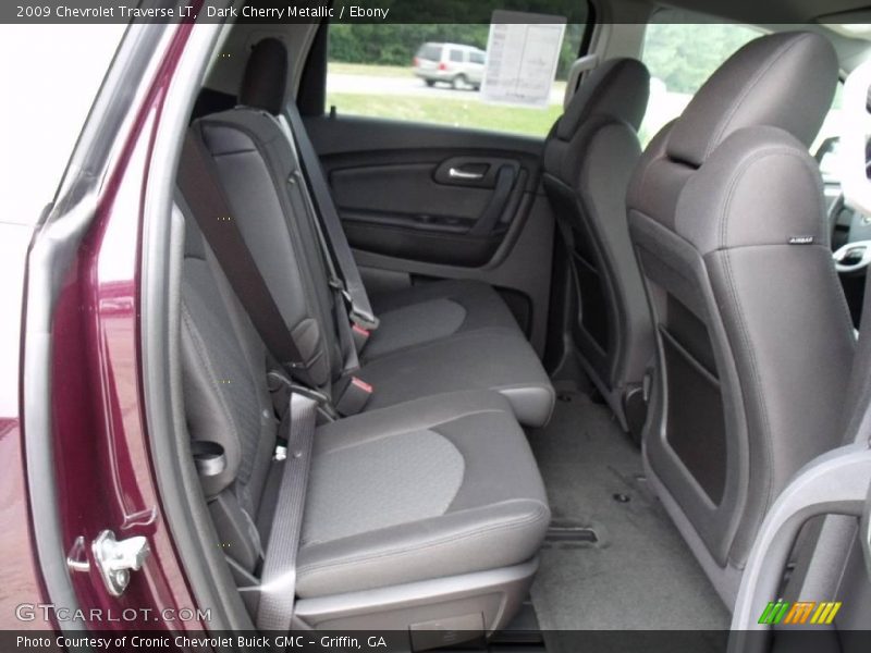 Dark Cherry Metallic / Ebony 2009 Chevrolet Traverse LT