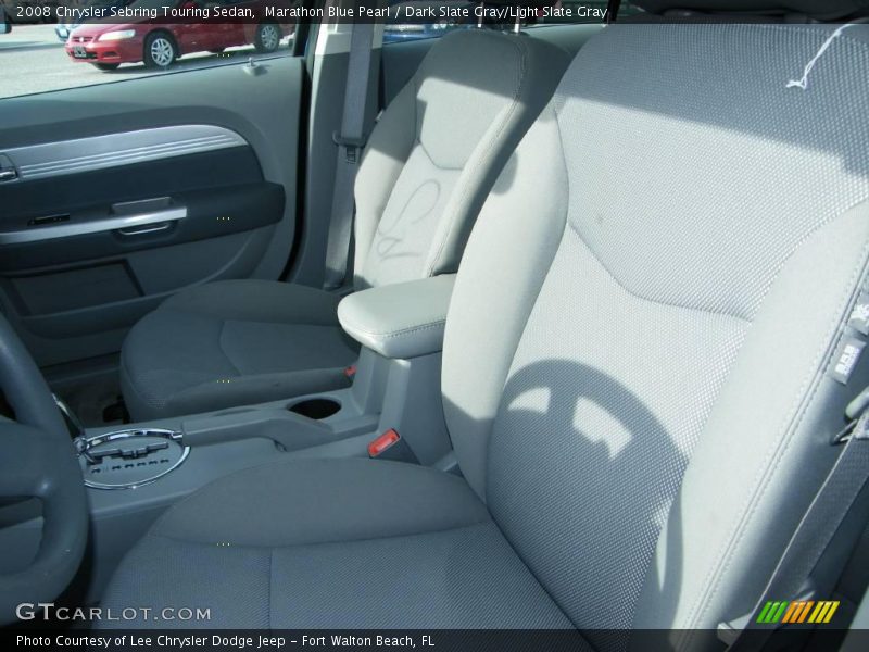 Marathon Blue Pearl / Dark Slate Gray/Light Slate Gray 2008 Chrysler Sebring Touring Sedan