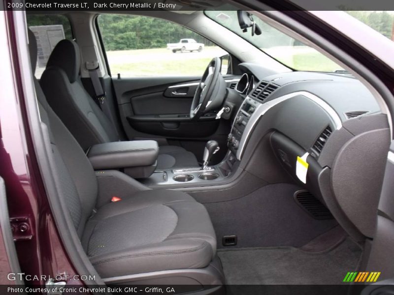 Dark Cherry Metallic / Ebony 2009 Chevrolet Traverse LT