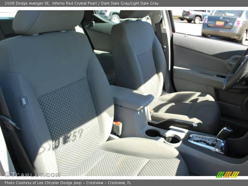 Inferno Red Crystal Pearl / Dark Slate Gray/Light Slate Gray 2008 Dodge Avenger SE