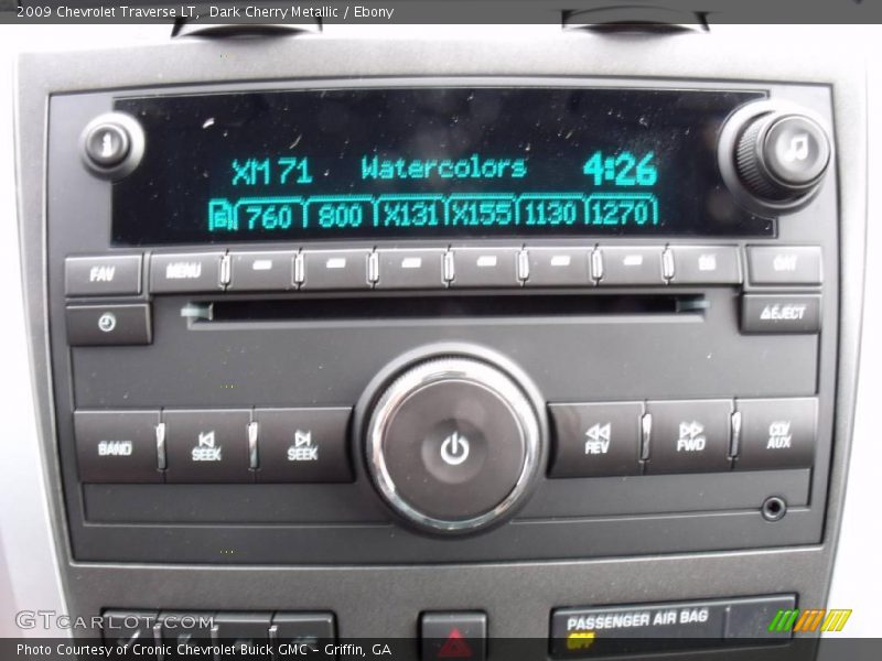 Dark Cherry Metallic / Ebony 2009 Chevrolet Traverse LT