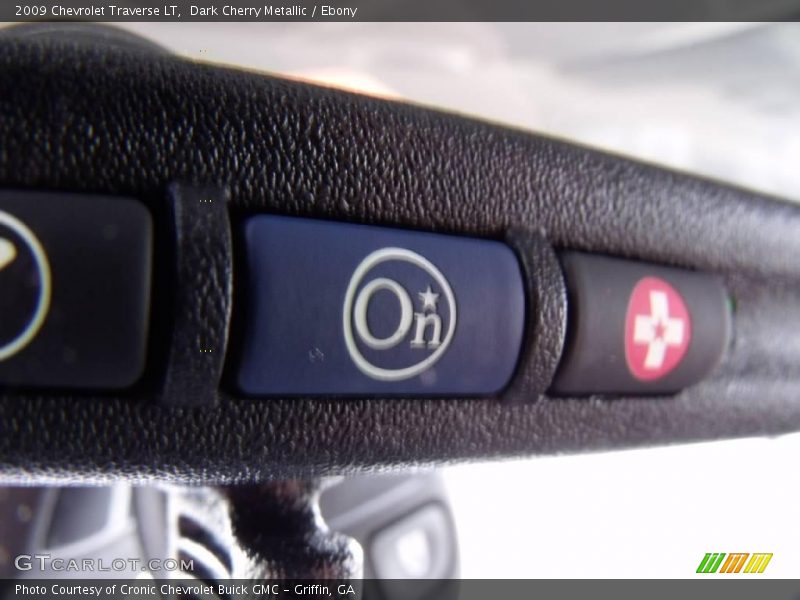Dark Cherry Metallic / Ebony 2009 Chevrolet Traverse LT