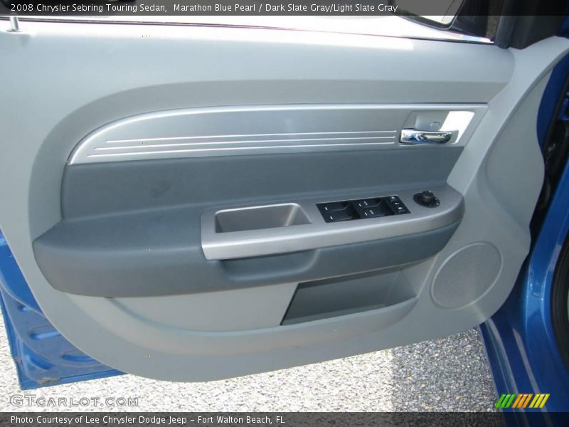 Marathon Blue Pearl / Dark Slate Gray/Light Slate Gray 2008 Chrysler Sebring Touring Sedan