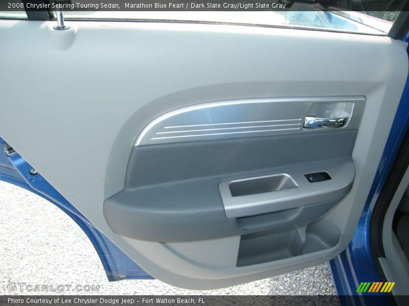 Marathon Blue Pearl / Dark Slate Gray/Light Slate Gray 2008 Chrysler Sebring Touring Sedan