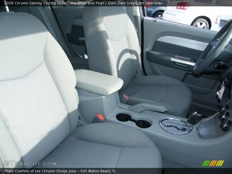 Marathon Blue Pearl / Dark Slate Gray/Light Slate Gray 2008 Chrysler Sebring Touring Sedan