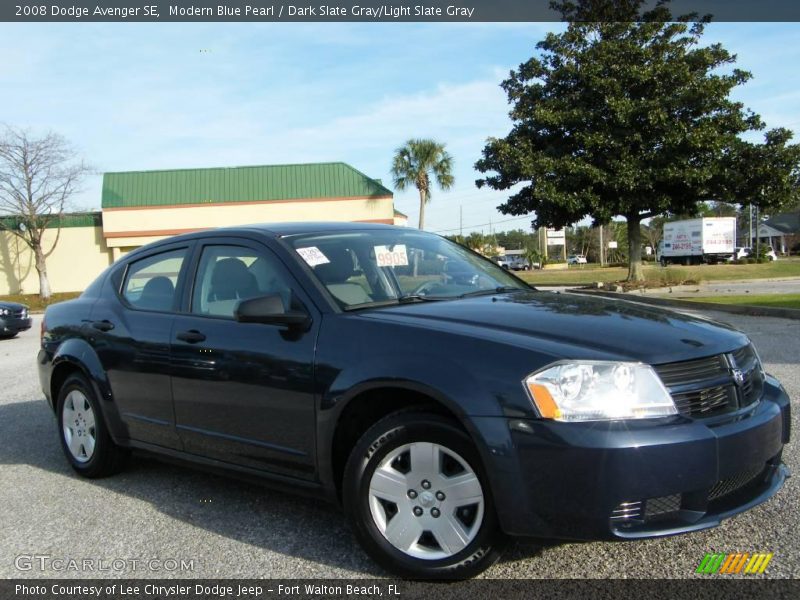 Modern Blue Pearl / Dark Slate Gray/Light Slate Gray 2008 Dodge Avenger SE