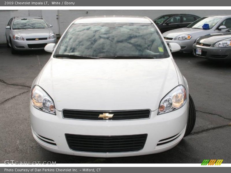 White / Ebony 2009 Chevrolet Impala LT