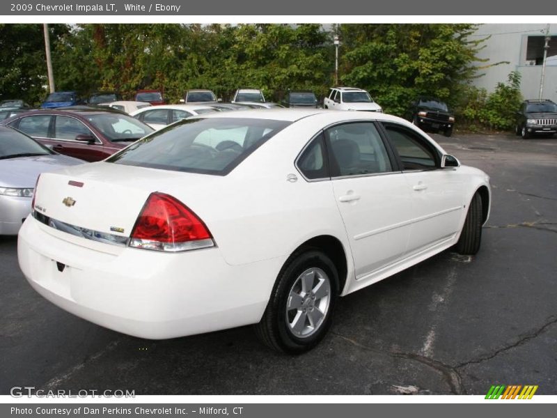 White / Ebony 2009 Chevrolet Impala LT