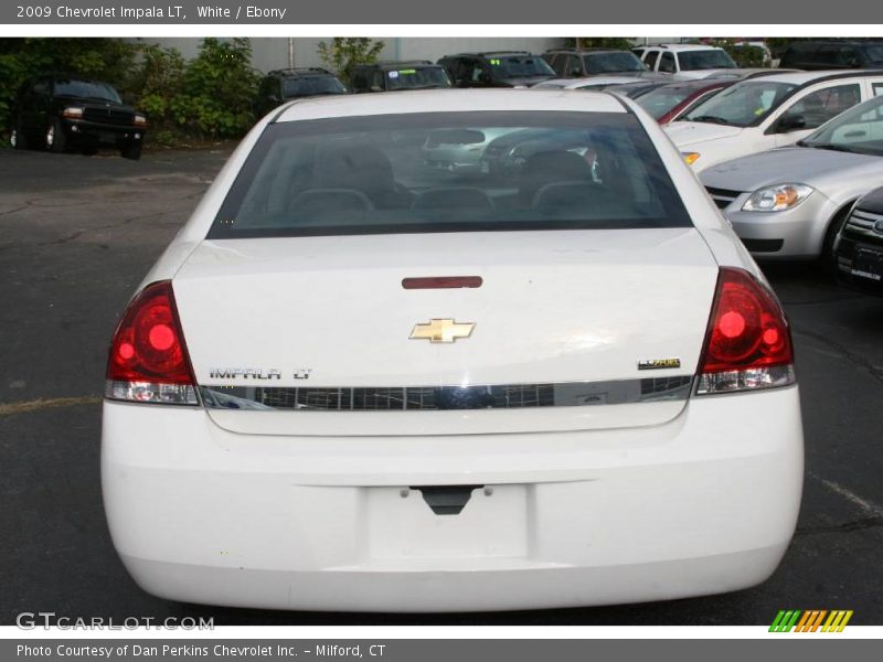 White / Ebony 2009 Chevrolet Impala LT