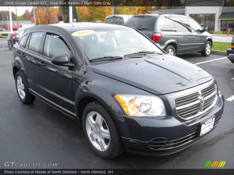 Steel Blue Metallic / Dark Slate Gray 2008 Dodge Caliber SXT