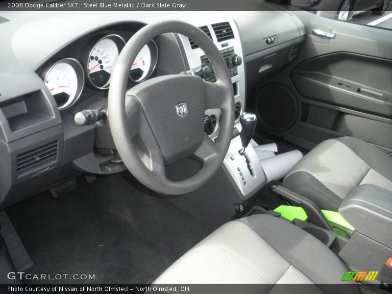 Steel Blue Metallic / Dark Slate Gray 2008 Dodge Caliber SXT