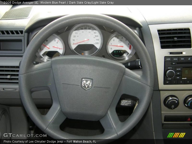 Modern Blue Pearl / Dark Slate Gray/Light Slate Gray 2008 Dodge Avenger SE