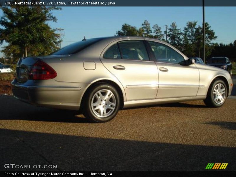 Pewter Silver Metallic / Java 2003 Mercedes-Benz E 320 Sedan