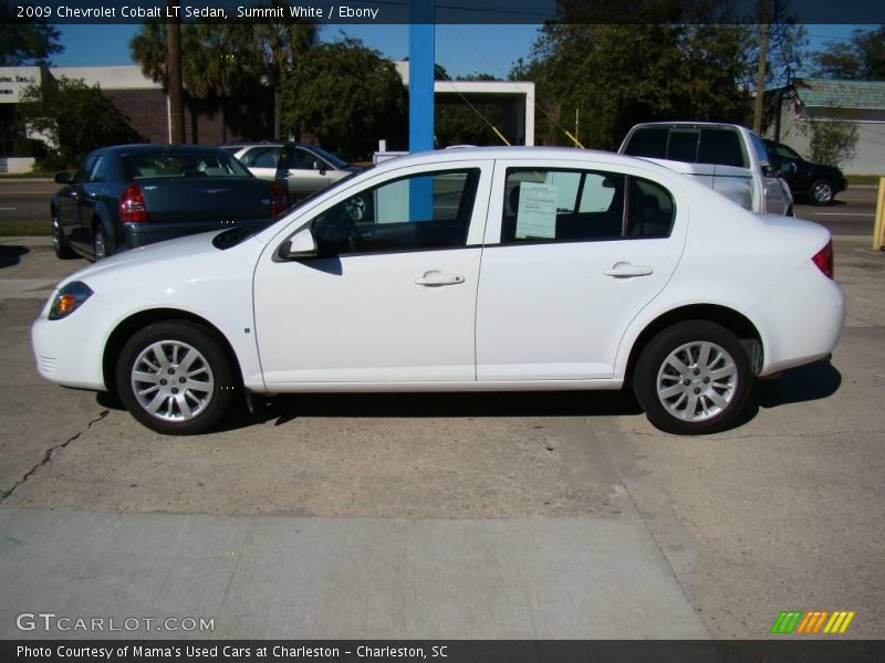 Summit White / Ebony 2009 Chevrolet Cobalt LT Sedan