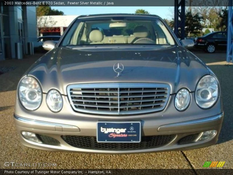 Pewter Silver Metallic / Java 2003 Mercedes-Benz E 320 Sedan
