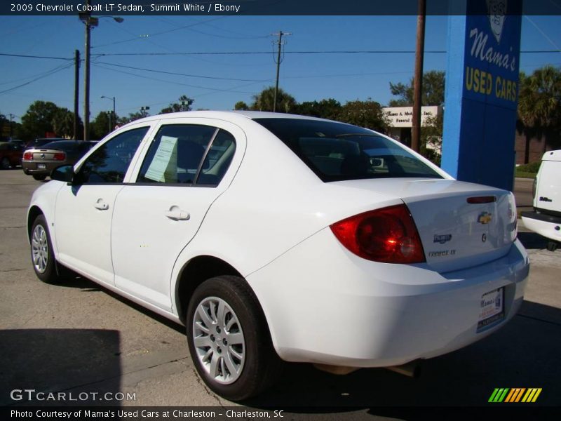 Summit White / Ebony 2009 Chevrolet Cobalt LT Sedan