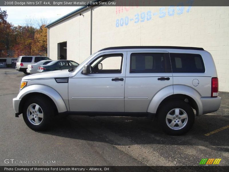 Bright Silver Metallic / Dark Slate Gray 2008 Dodge Nitro SXT 4x4