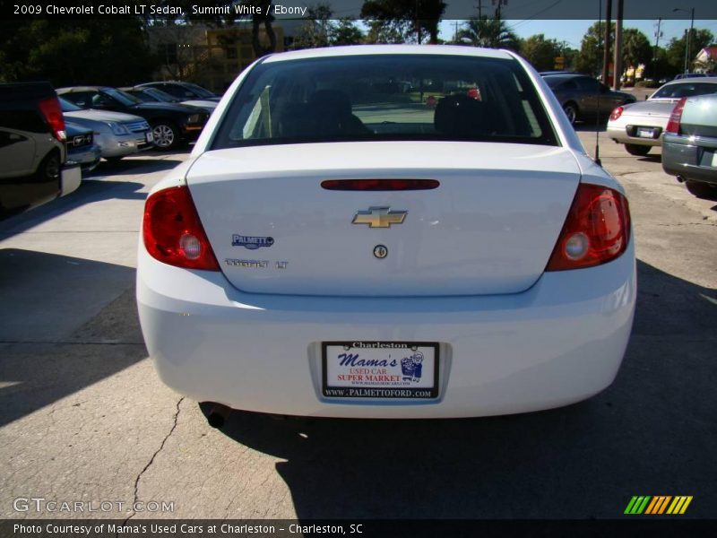 Summit White / Ebony 2009 Chevrolet Cobalt LT Sedan