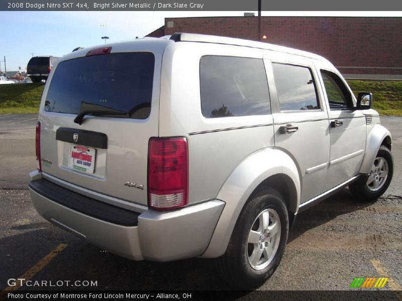 Bright Silver Metallic / Dark Slate Gray 2008 Dodge Nitro SXT 4x4