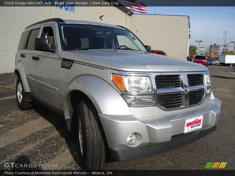 Bright Silver Metallic / Dark Slate Gray 2008 Dodge Nitro SXT 4x4