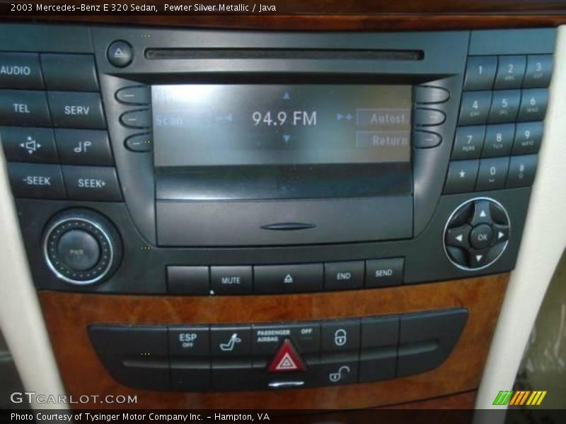 Pewter Silver Metallic / Java 2003 Mercedes-Benz E 320 Sedan