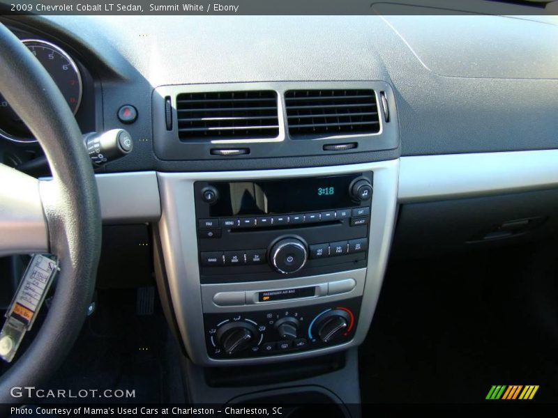 Summit White / Ebony 2009 Chevrolet Cobalt LT Sedan