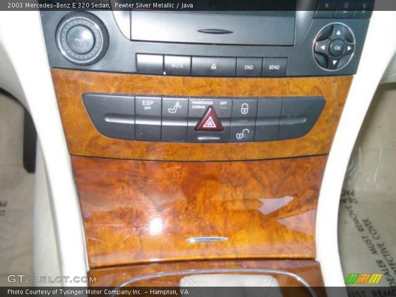 Pewter Silver Metallic / Java 2003 Mercedes-Benz E 320 Sedan