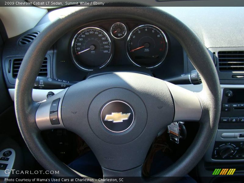 Summit White / Ebony 2009 Chevrolet Cobalt LT Sedan