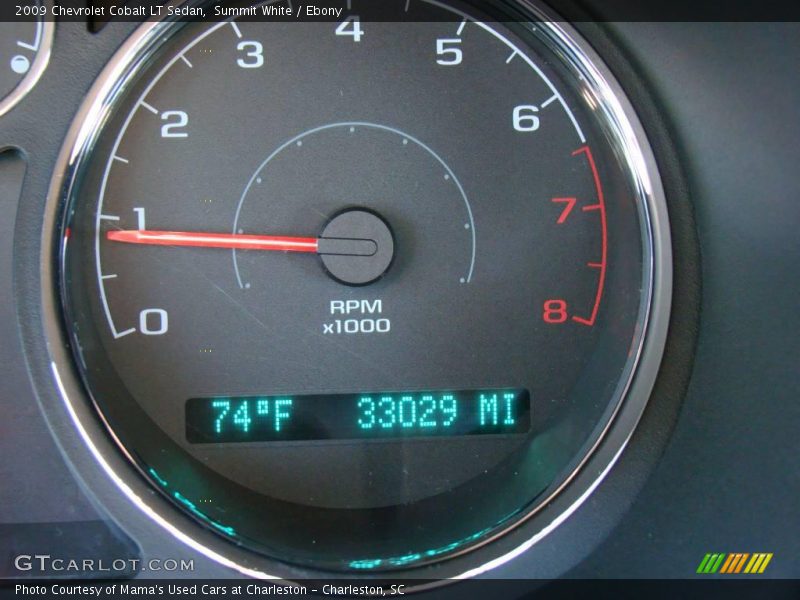 Summit White / Ebony 2009 Chevrolet Cobalt LT Sedan