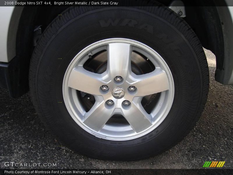 Bright Silver Metallic / Dark Slate Gray 2008 Dodge Nitro SXT 4x4